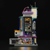 Lumibricks Cyberpunk Neoncity Cyber Couture Galleria, Juegos de construcción 