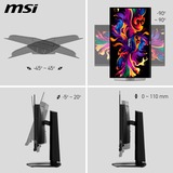 MSI MAG 271QPX QD-OLED E2, Monitor de gaming negro