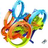 Mattel HXR70 vehículo de juguete, Pistas de carreras Set de pistas y vehículo, 5 año(s), D, Plástico, Multicolor