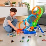 Mattel HXR70 vehículo de juguete, Pistas de carreras Set de pistas y vehículo, 5 año(s), D, Plástico, Multicolor