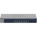 Netgear MS510TXM switch Gestionado L2/L3/L4 10G Ethernet (100/1000/10000) Gris, Azul, Interruptor/Conmutador gris, Gestionado, L2/L3/L4, 10G Ethernet (100/1000/10000), Bidireccional completo (Full duplex), Montaje en rack