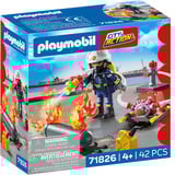 PLAYMOBIL Action Heroes Eliminación de un tanque de gas, Juegos de construcción 
