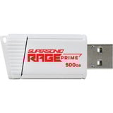 Patriot PEF500GRPMW32U unidad flash USB 500 GB USB tipo A 3.2 Gen 2 (3.1 Gen 2) Blanco, Lápiz USB blanco/Negro, 500 GB, USB tipo A, 3.2 Gen 2 (3.1 Gen 2), 600 MB/s, Blanco