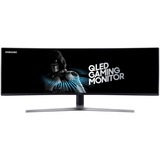 SAMSUNG C49HG90DMR 124,5 cm (49") 3840 x 1080 Pixeles 4K Ultra HD QLED Negro, Monitor de gaming negro, 124,5 cm (49"), 3840 x 1080 Pixeles, 4K Ultra HD, QLED, 1 ms, Negro