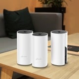 TP-Link Deco M4(3-pack) Doble banda (2,4 GHz / 5 GHz) Wi-Fi 5 (802.11ac) Blanco 2 Interno, Enrutador de malla Blanco, Interno, LAN, Poder, WLAN, 0 - 40 °C, -40 - 70 °C, 10 - 90%