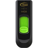 Team Group C145 unidad flash USB 64 GB USB tipo A 3.2 Gen 1 (3.1 Gen 1) Negro, Verde, Lápiz USB negro/Verde, 64 GB, USB tipo A, 3.2 Gen 1 (3.1 Gen 1), Deslizar, 10 g, Negro, Verde