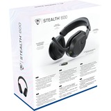 Turtle Beach Stealth 600 Negro Playstation Auriculares inalámbricos para Juegos con 80 Horas, 50 mm y Bluetooth para PS5, PS4 y PC, Auriculares para gaming negro, 50 mm y Bluetooth para PS5, PS4 y PC, Inalámbrico, 20 - 20000 Hz, Juego, 320 g, Auriculares, Negro