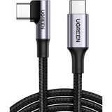 UGREEN 70643 cable USB USB 2.0 1 m USB C 0,48 Gbit/s Negro, Gris negro, 1 m, USB C, USB C, USB 2.0, 0,48 Gbit/s, Negro, Gris
