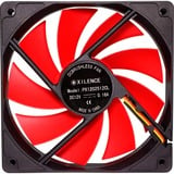 Xilence XPF120.R Carcasa del ordenador Ventilador 12 cm Negro, Rojo negro/Rojo, Ventilador, 12 cm, 1300 RPM, 26 dB, 44,71 cfm, Negro, Rojo