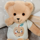 ZAPF Creation BABY born for babies Teddy 26cm, Peluches marrón claro, Oso de juguete, 0 año(s)
