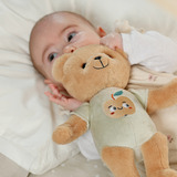 ZAPF Creation BABY born for babies Teddy 26cm, Peluches marrón claro, Oso de juguete, 0 año(s)