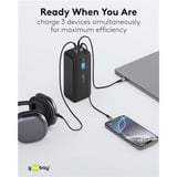 goobay Powerbank para portátil 20.000 mAh con Power Delivery, Banco de potencia negro
