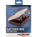 Ansmann 1900-0041, Caja de batería negro/Transparente