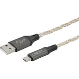Ansmann Cable USB-A a USB tipo C negro/Transparente