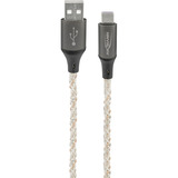 Ansmann Cable USB-A a USB tipo C negro/Transparente