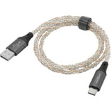 Ansmann Cable USB-A a USB tipo C negro/Transparente