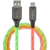 Ansmann Cable USB-A a USB tipo C negro/Transparente