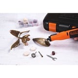 BLACK+DECKER Herramienta multifunción BCRT8IK-XJ, 7,2 voltios naranja/Negro