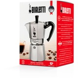 Bialetti Moka Express Cafetera italiana 0,55 L Aluminio, Negro, Cafetera espresso plateado, Cafetera italiana, 0,55 L, Aluminio, Negro, Aluminio, 9 tazas, Moka Express