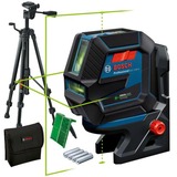 Bosch GCL 2-50 G Professional Nivel de línea/punto 15 m, Láser de líneas cruzadas azul/Negro, 15 m, 0,3 mm/m, 4°, 50 m, 4 s, Verde