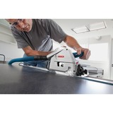 Bosch GKT 55 GCE + FSN 1400 PROFESSIONAL 16,5 cm Negro, Azul, Plata 6250 RPM 1400 W, Sierra circular azul, Metal, Madera, Negro, Azul, Plata, 16,5 cm, 6250 RPM, 5,7 cm, 2 cm
