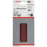 Bosch Hoja abrasiva C430 Expert para madera y pintura, 80x133mm, K60, Hoja de lija 