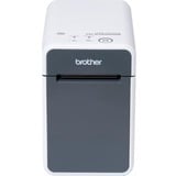 Brother TD-2125N impresora de etiquetas Térmica directa 203 x 203 DPI 152,4 mm/s Alámbrico Ethernet blanco/Gris, Térmica directa, 203 x 203 DPI, 152,4 mm/s, Alámbrico, Negro, Blanco