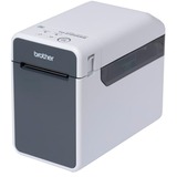 Brother TD-2125N impresora de etiquetas Térmica directa 203 x 203 DPI 152,4 mm/s Alámbrico Ethernet blanco/Gris, Térmica directa, 203 x 203 DPI, 152,4 mm/s, Alámbrico, Negro, Blanco