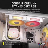 Corsair iCUE LINK TITAN 240 RX RGB Reacondicionado, Refrigeración por agua blanco