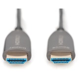 Digitus AK-330126-100-S, Cable negro