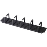 Digitus Panel de gestión de cables de 19" con soportes de acero, Guía para cable negro