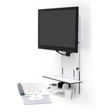 Ergotron StyleView Elevador Vertical Sentado-De Pie, Soporte blanco