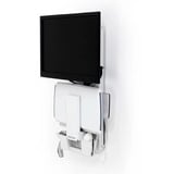 Ergotron StyleView Elevador Vertical Sentado-De Pie, Soporte blanco