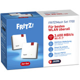 FRITZ! Set 1700 paquete de 2, Repetidor blanco/Gris