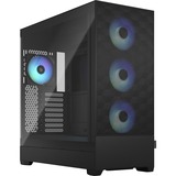 Fractal Design Pop XL Air Negro, Caja de torre grande negro, PC, Negro, ATX, EATX, micro ATX, Mini-ITX, Acero, Vidrio templado, Multi, Ventiladores de la caja