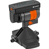 GARDENA OS 90 Aspersor emergente Plástico Negro, Naranja negro/Gris, Aspersor emergente, 90 m², Negro, Naranja