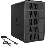 ICY BOX Heart RAID 3705 IB-RD3705-CU3, Carcasa RAID negro