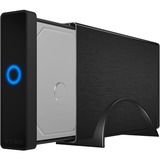 ICY BOX IB-377-C31 Carcasa de disco duro/SSD Negro 3.5", Caja de unidades negro, Carcasa de disco duro/SSD, 3.5", SATA, Serial ATA II, Serial ATA III, 10 Gbit/s, Hot-swap, Negro