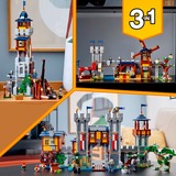 LEGO Creator 31120 3en1: Castillo Medieval con Dragón de Juguete, Juegos de construcción Juego de construcción, 9 año(s), Plástico, 1426 pieza(s), 2,29 kg