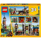 LEGO Creator 31120 3en1: Castillo Medieval con Dragón de Juguete, Juegos de construcción Juego de construcción, 9 año(s), Plástico, 1426 pieza(s), 2,29 kg
