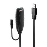 Lindy 43156 cable USB USB 3.2 Gen 1 (3.1 Gen 1) 10 m USB A 5 Gbit/s Negro, Cable alargador negro, 10 m, USB A, USB A, USB 3.2 Gen 1 (3.1 Gen 1), 5 Gbit/s, Negro