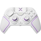 PDP 052-002-WH mando y volante Violeta, Blanco RF/USB Gamepad Analógico/Digital PC, PlayStation 4, PlayStation 5 blanco, Gamepad, PC, PlayStation 4, PlayStation 5, Cruceta, Analógico/Digital, 5 ms, Inalámbrico y alámbrico