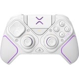PDP 052-002-WH mando y volante Violeta, Blanco RF/USB Gamepad Analógico/Digital PC, PlayStation 4, PlayStation 5 blanco, Gamepad, PC, PlayStation 4, PlayStation 5, Cruceta, Analógico/Digital, 5 ms, Inalámbrico y alámbrico