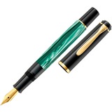 Pelikan Classic M200/M, Pluma estilográfica verde/Negro