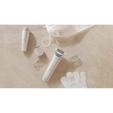 Philips BRL159/00, Ladyshaver blanco/Plateado