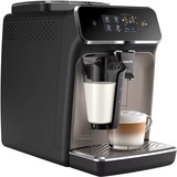 Philips Cafeteras espresso completamente automáticas con 3 bebidas, Superautomática negro/marrón zinc, Máquina espresso, 1,8 L, Granos de café, Molinillo integrado, 1500 W, Negro, Marrón