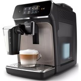 Philips Cafeteras espresso completamente automáticas con 3 bebidas, Superautomática negro/marrón zinc, Máquina espresso, 1,8 L, Granos de café, Molinillo integrado, 1500 W, Negro, Marrón