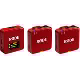 Rode Microphones Wireless GO (Gen 3), Micrófono rojo