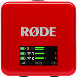 Rode Microphones Wireless GO (Gen 3), Micrófono rojo