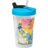 Room Copenhagen Vaso LEGO con pajita Ninjago Classic Black, Taza negro/Rojo